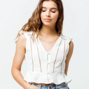 Billabong Sincerely Jules summer crop top size  M